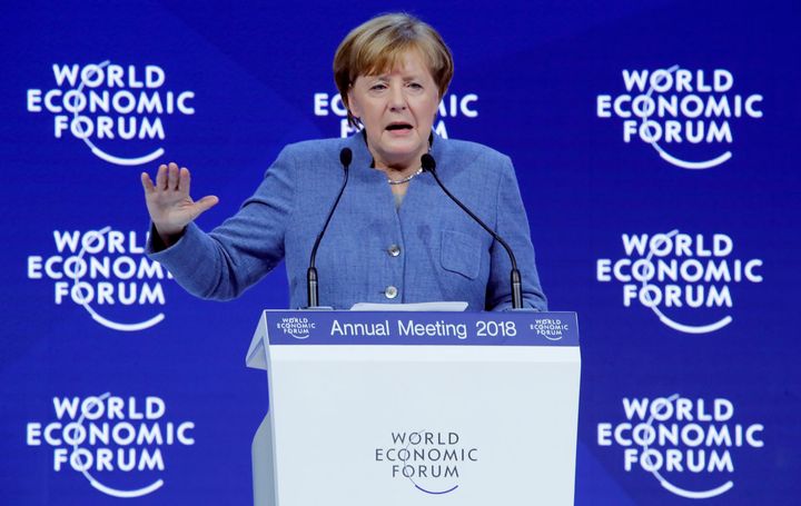 Merkel sa det Davos ville høre&nbsp;<span>(+)</span>
