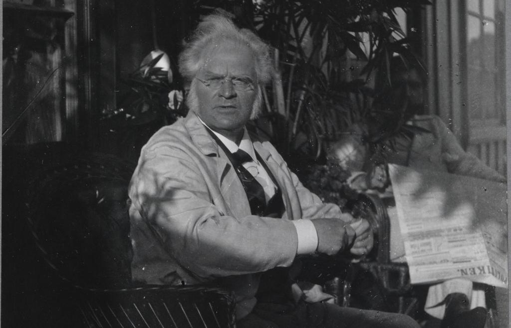 Bjørnstjerne Bjørnson og P. S. Krøyer på Aulestads veranda (1901)&nbsp;<span>(+)</span>