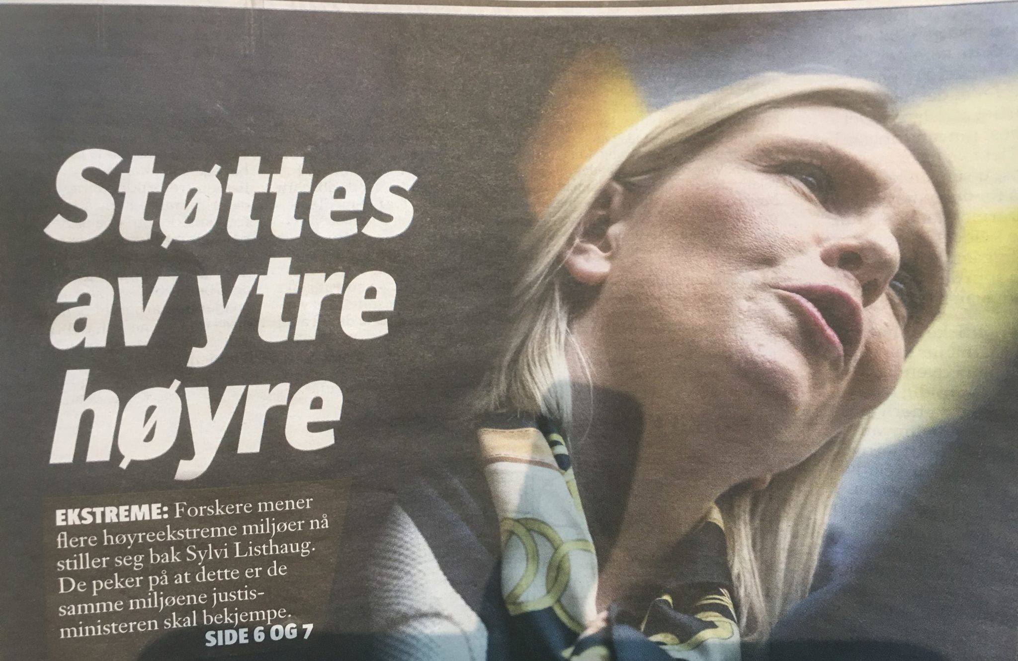Dagbladet: Sylvi bar ved til bålet og må selv brenne&nbsp;<span>(+)</span>