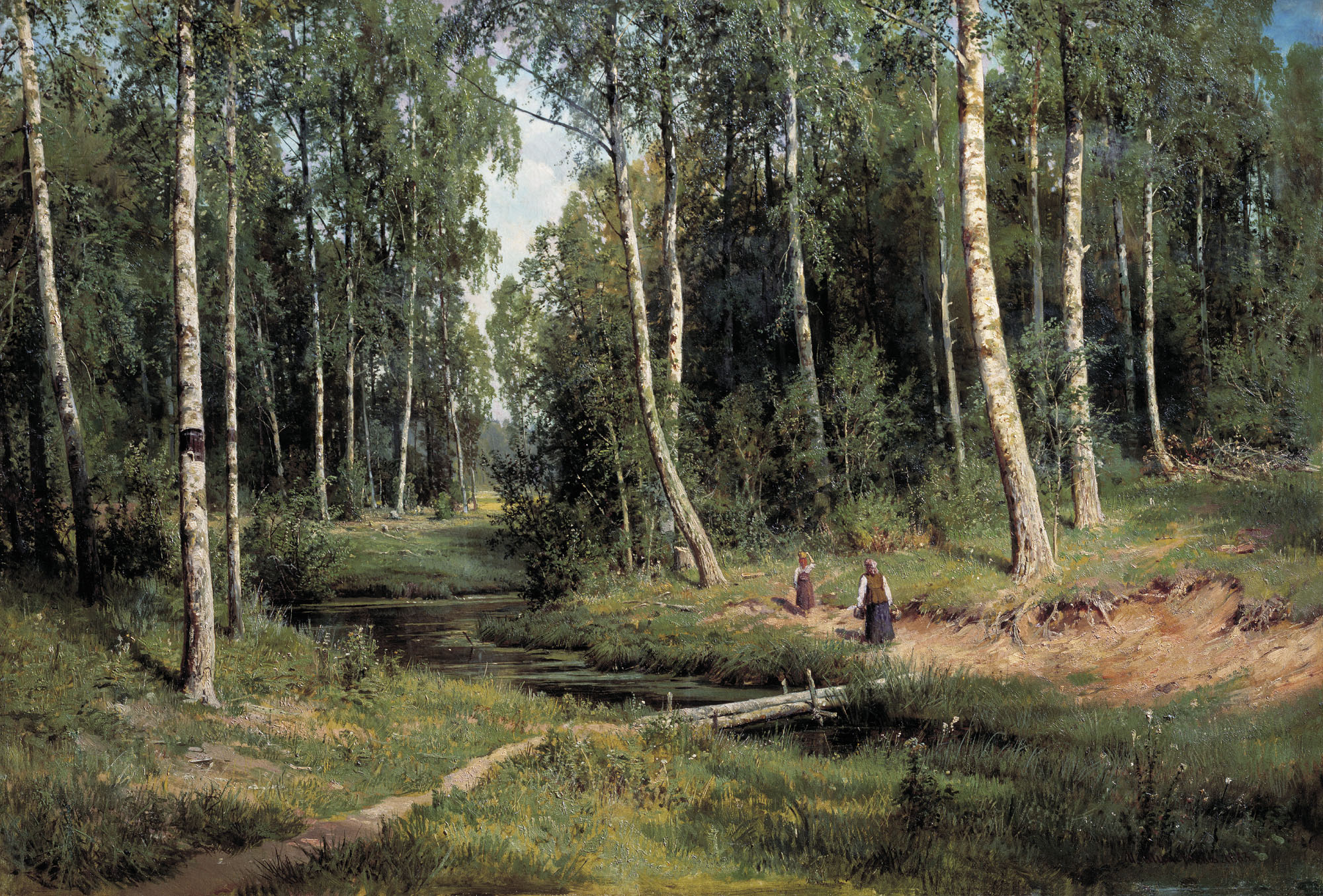 Bekken i bjerkeskogen (1883)&nbsp;<span>(+)</span>