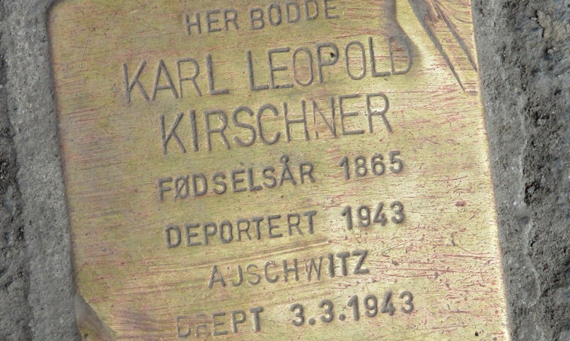 Nytt hærverk mot Karl Leopold Kirschners snublestein.&nbsp;<span>(+)</span>