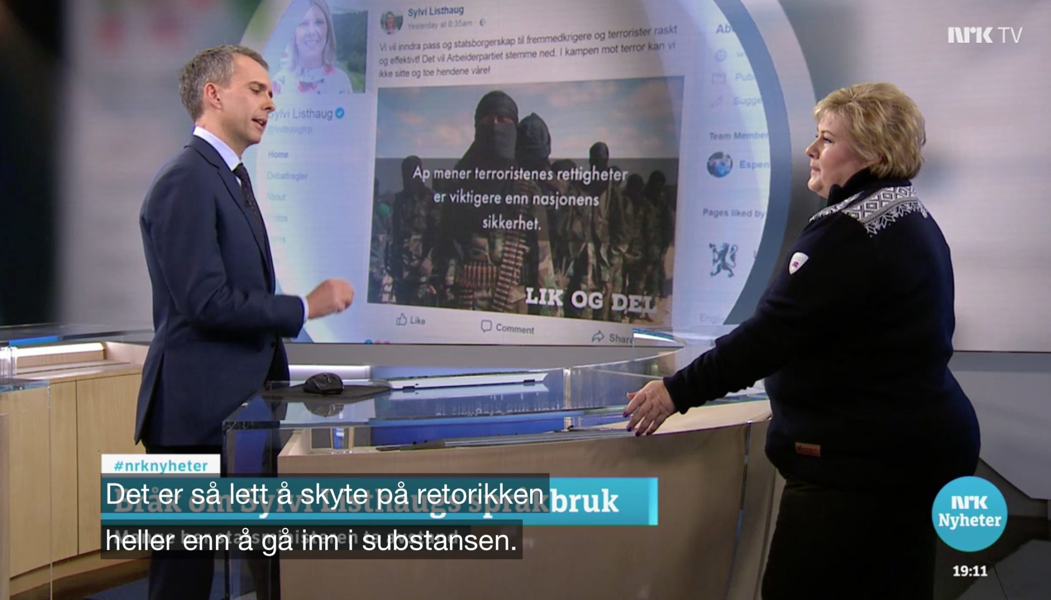 Solberg: Det er en kjerne av uenighet&nbsp;<span>(+)</span>