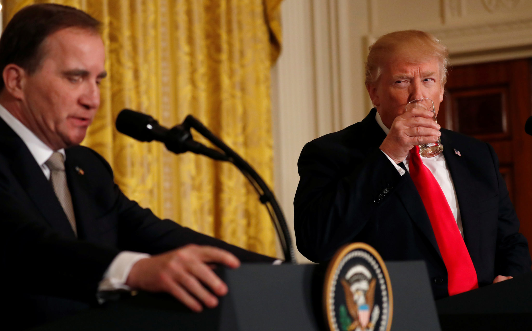 Trump til Löfven: – Dere har problemer med innvandringen!&nbsp;<span>(+)</span>