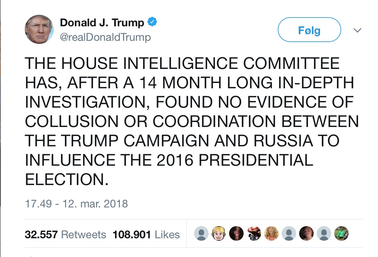 - Ingen tegn til "collusion"&nbsp;<span>(+)</span>
