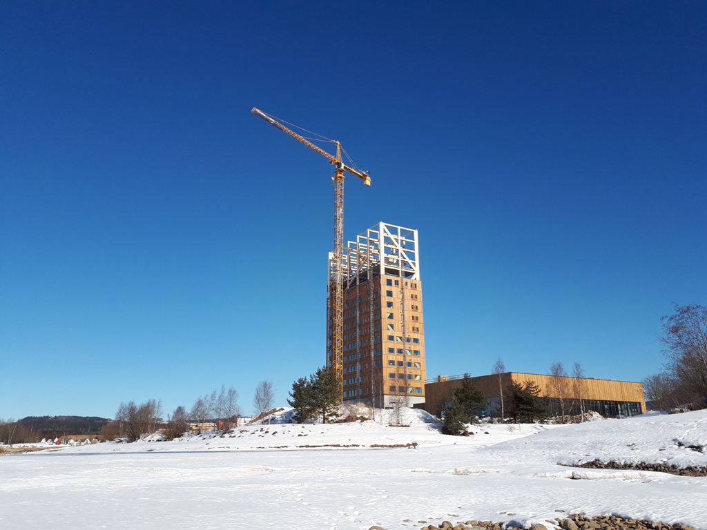 Brumunddal: Verdens høyeste hus av tre&nbsp;<span>(+)</span>