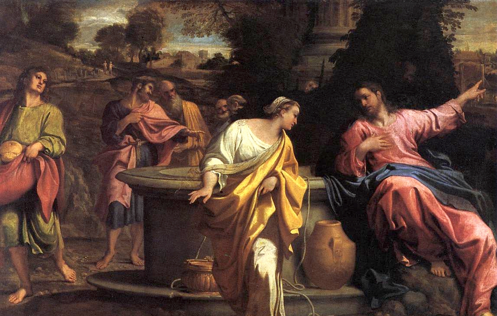 Jesus og den samaritanske kvinne (sent 1500-tall)&nbsp;<span>(+)</span>
