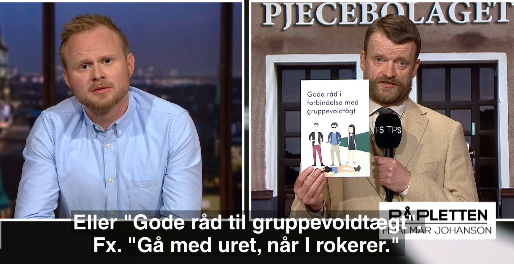 «Gode råd om gruppevoldtekt» – dansk komiker gjør narr av Sverige&nbsp;<span>(+)</span>