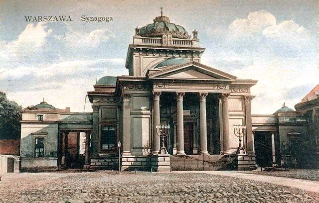 Den store synagoge i Warszawa, ødelagt 1943.&nbsp;<span>(+)</span>