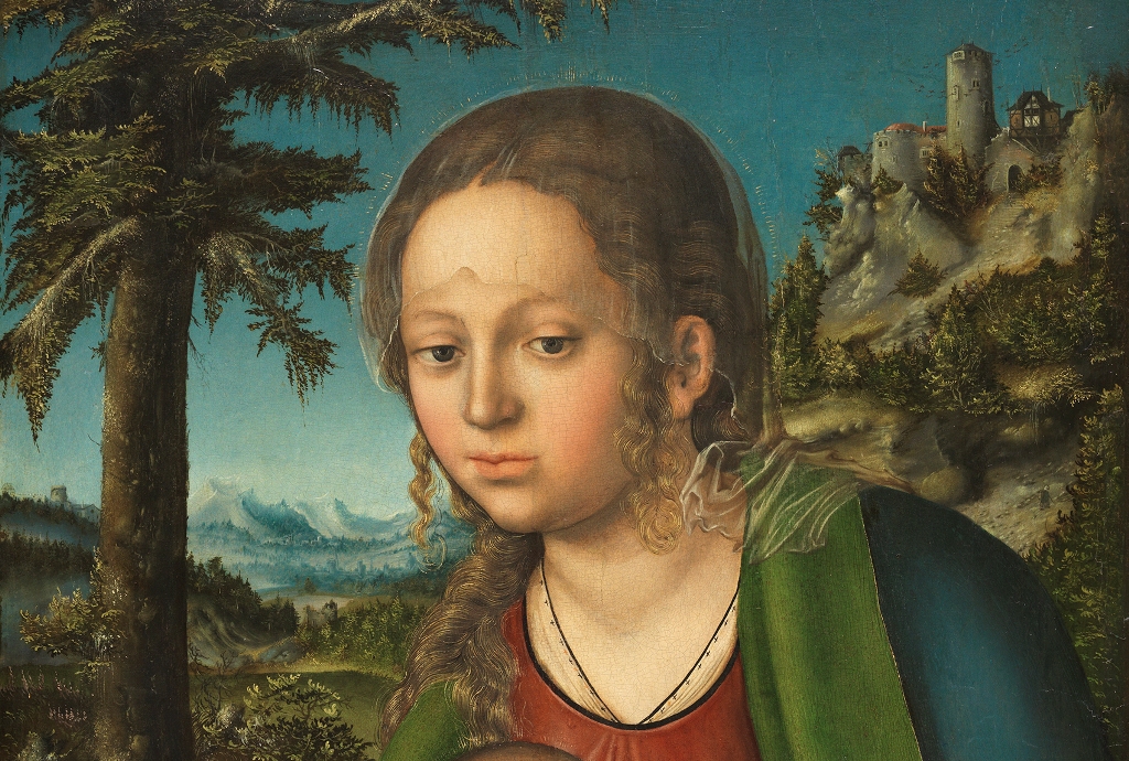 Maria med barnet og en drueklase (c. 1509-10)&nbsp;<span>(+)</span>