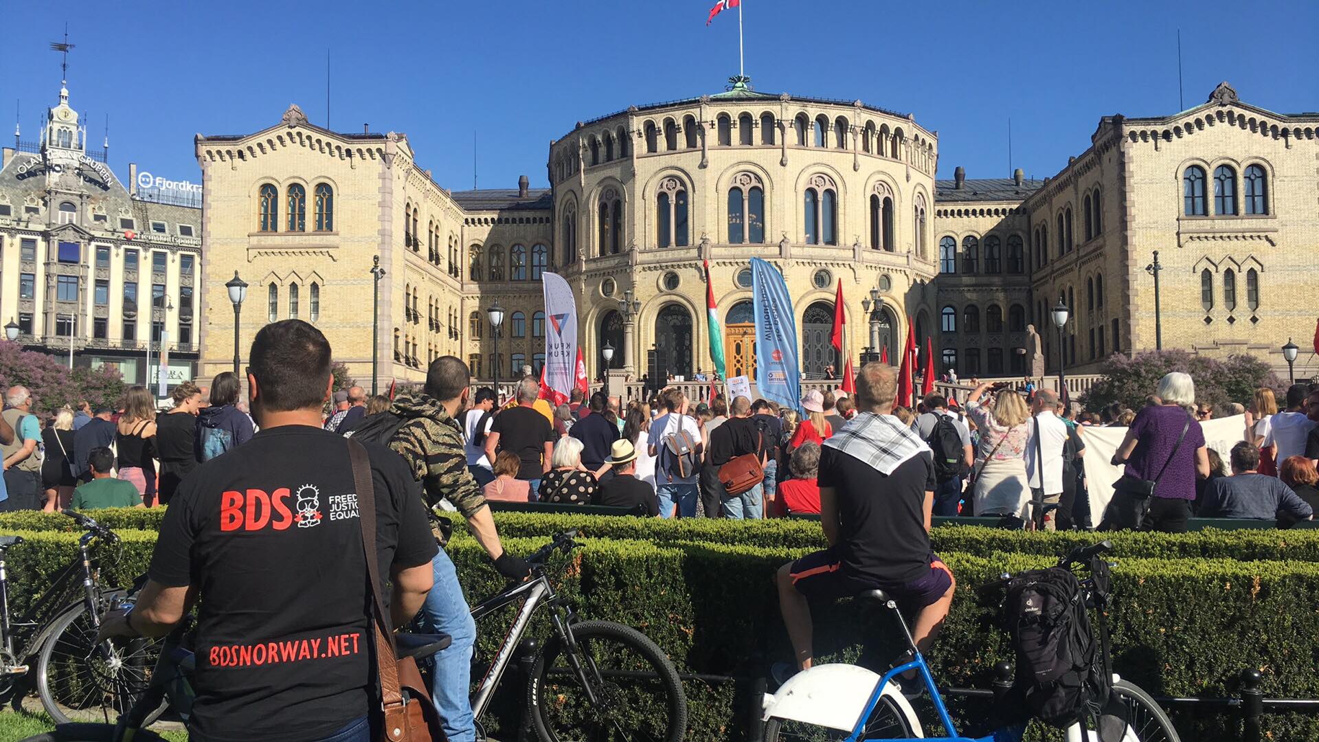 Security alert fra amerikanske ambassade pga Israel-demo i Oslo&nbsp;<span>(+)</span>