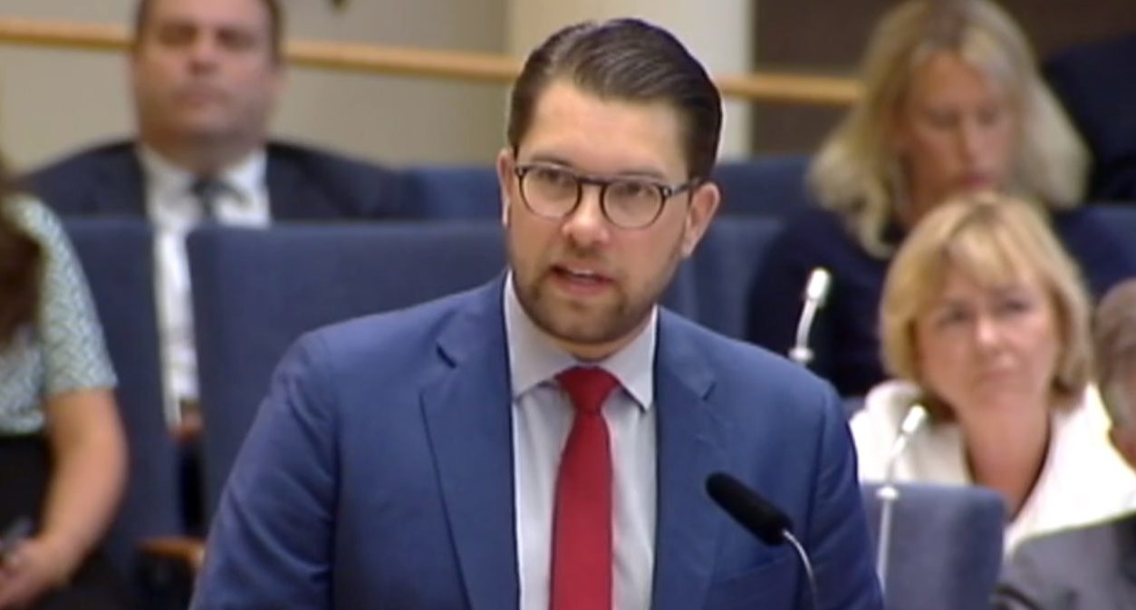 Jimmie Åkesson vil ha ny folkeavstemning om EU&nbsp;<span>(+)</span>