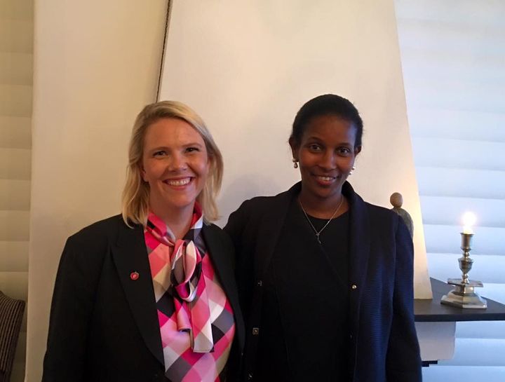 Sylvi og Ayaan Hirsi Ali&nbsp;<span>(+)</span>