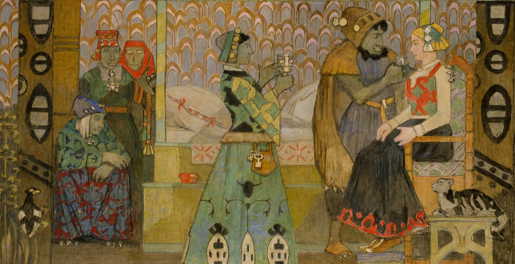 Den bergtagne. Fra folkevisen om Liti Kjersti (1928)&nbsp;<span>(+)</span>