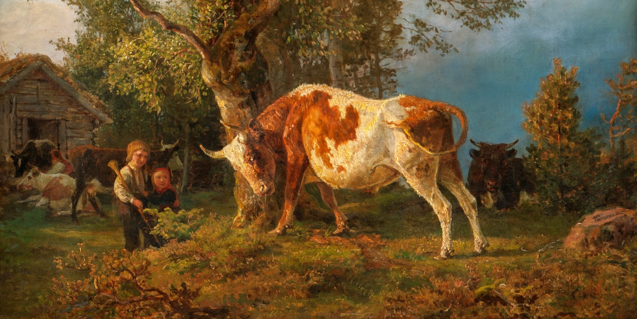 Barn, okse og kuer (1861)&nbsp;<span>(+)</span>