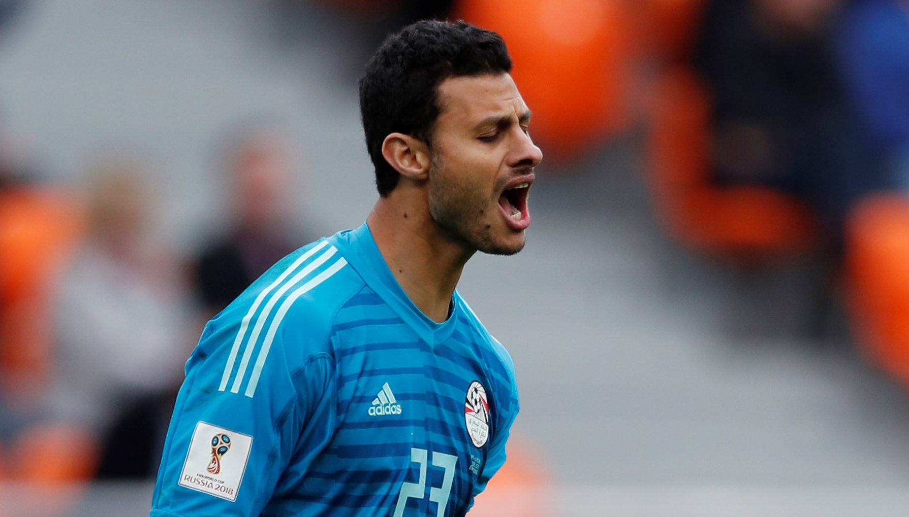 Egypts keeperhelt ble kåret til banens beste, men nektet å ta imot premien...&nbsp;<span>(+)</span>