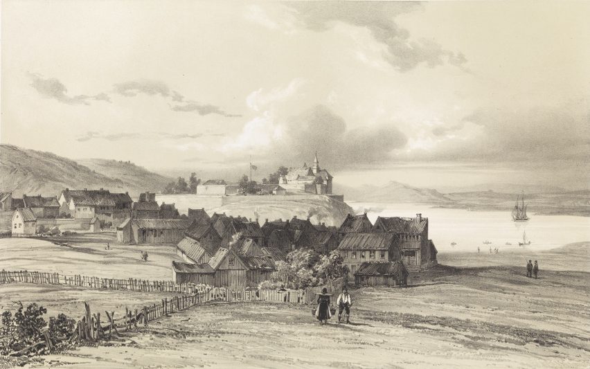 Akershus festning sett fra Observatoriet (c.1842-56)&nbsp;<span>(+)</span>