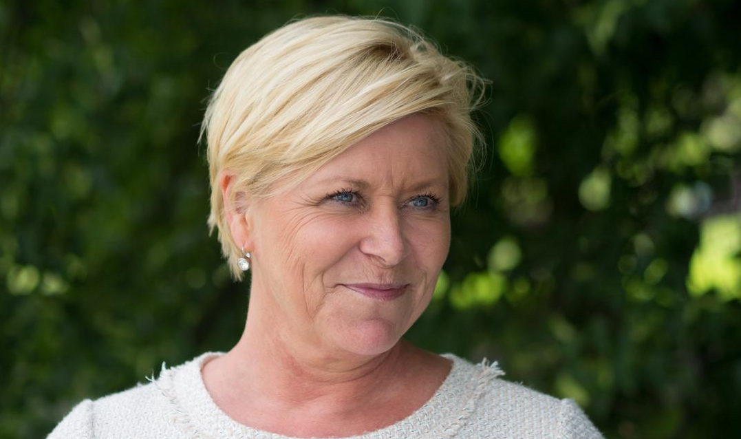 Siv Jensen: - Jeg trodde Støre hadde fått solstikk&nbsp;<span>(+)</span>
