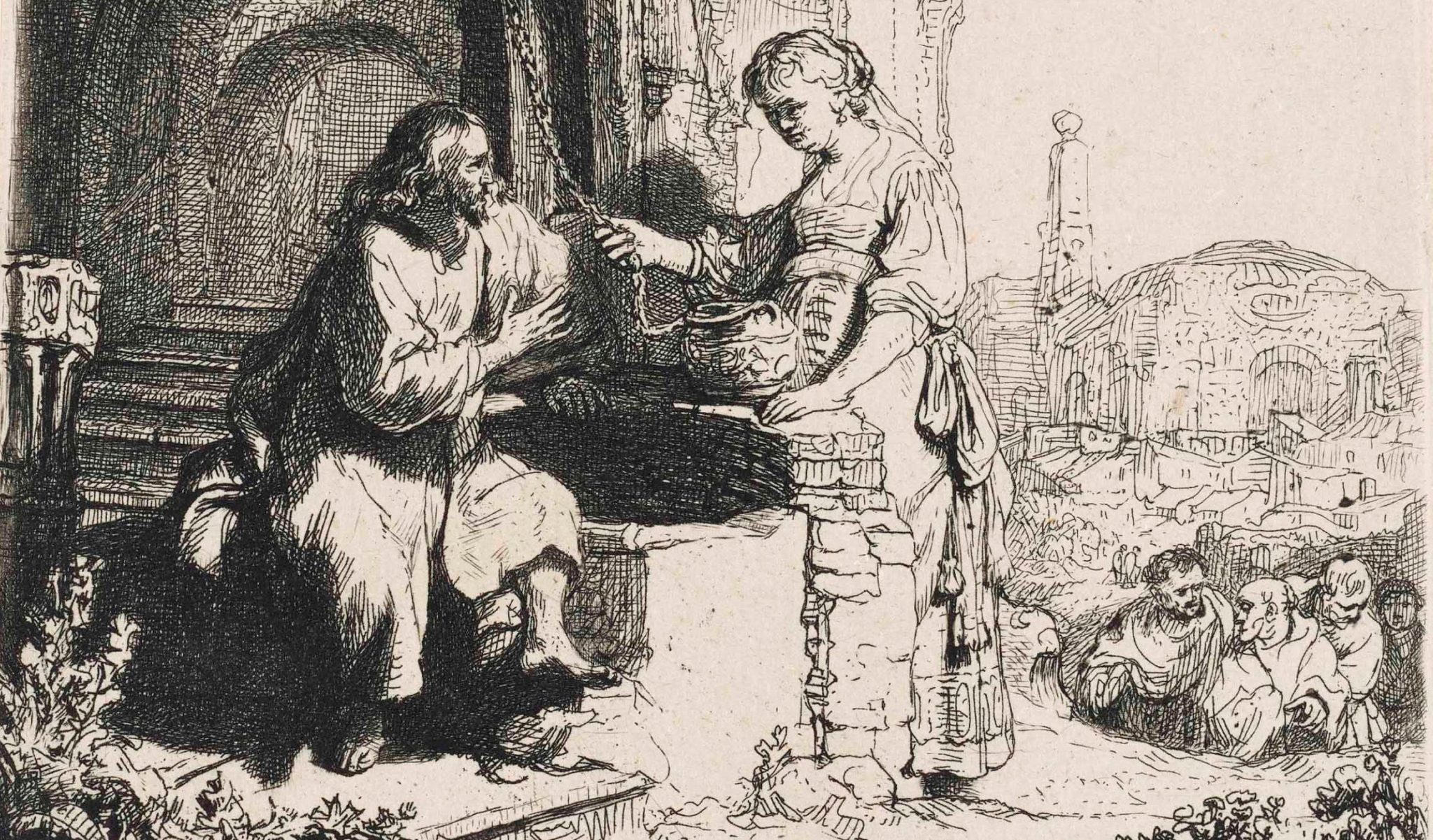 Jesus og den samaritanske kvinne (1654)&nbsp;<span>(+)</span>