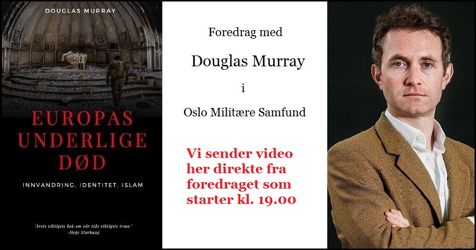Foredrag med Douglas Murray&nbsp;<span>(+)</span>