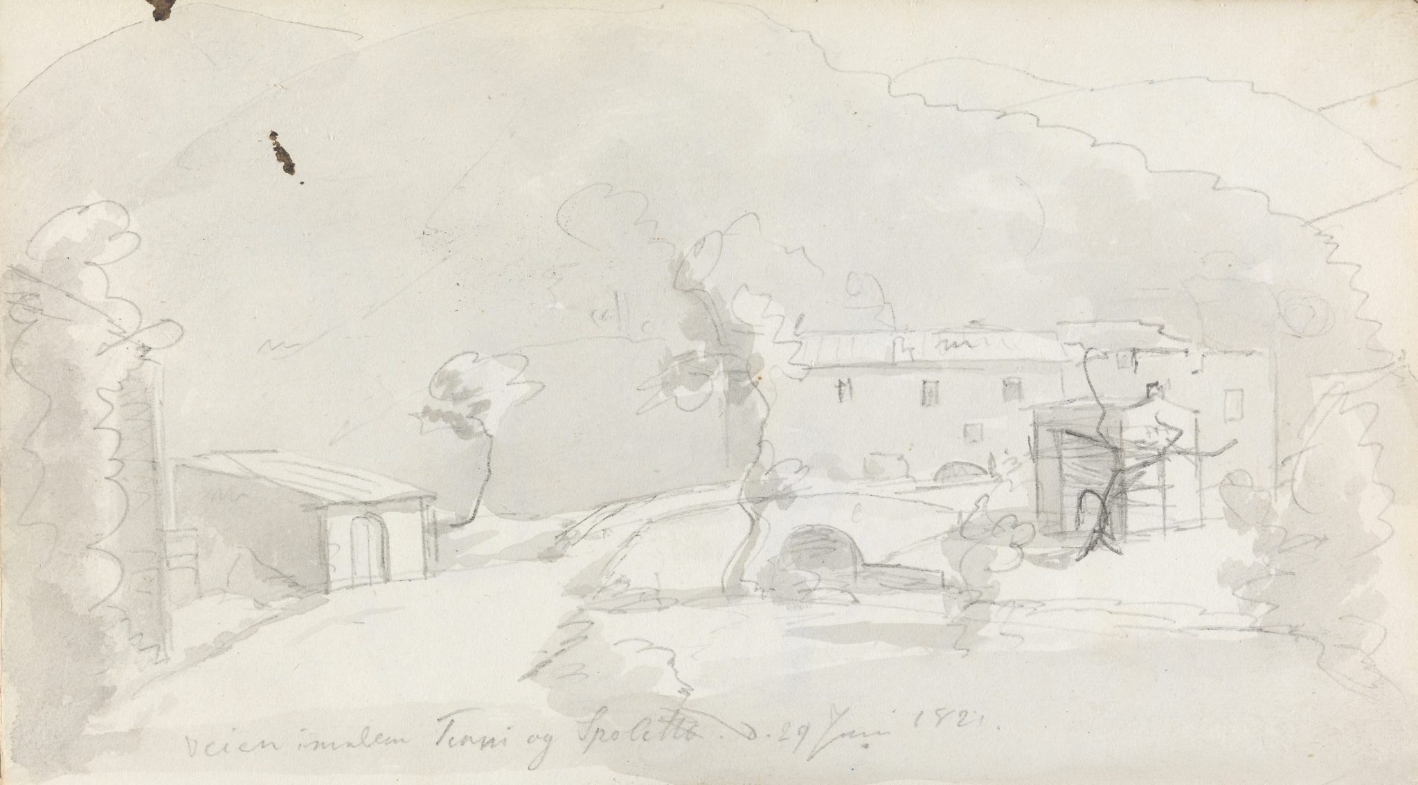 Parti fra veien mellom Terni og Spoleto (1821)&nbsp;<span>(+)</span>