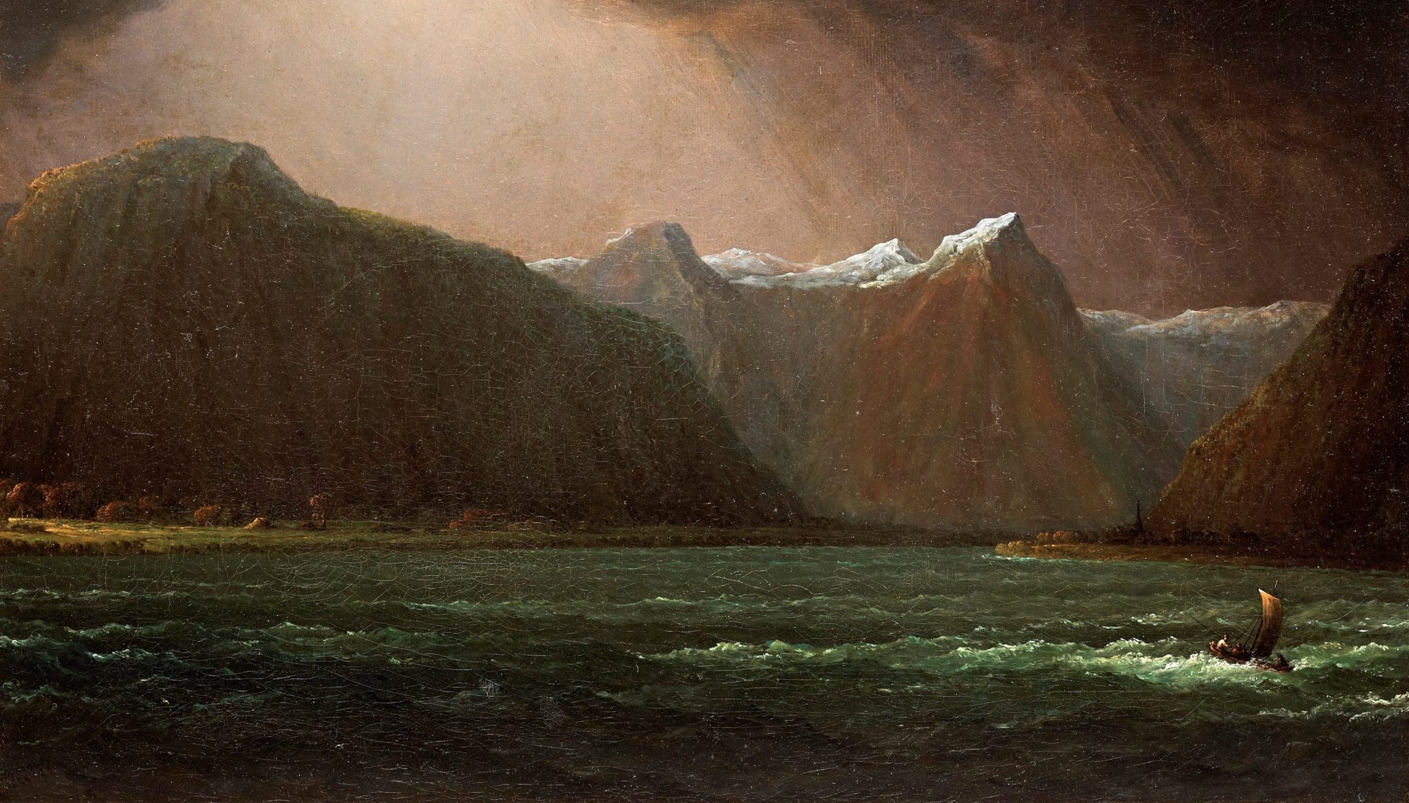 Sognefjorden, Framnäs och Balestrand, Frithiofs och Ingeborgs hem (1828)&nbsp;<span>(+)</span>