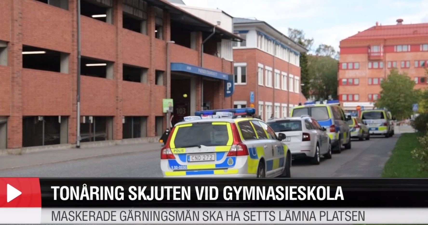 Tenåring skutt ved skole i Stockholm&nbsp;<span>(+)</span>