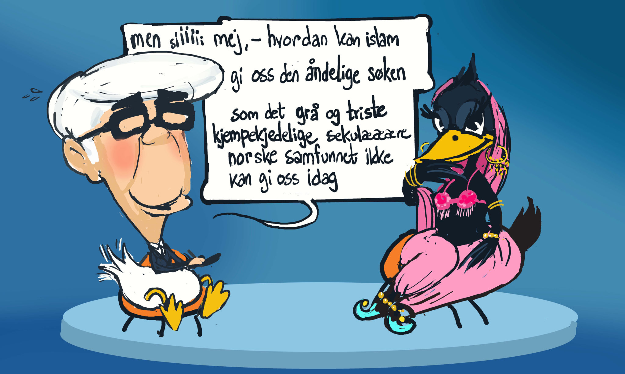I NRKs verden – med islam som åndelig redning i sekularitetens trøstesløshet&nbsp;<span>(+)</span>