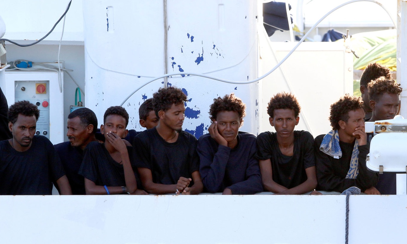 Migranter fra «Diciotti» fremme ved grensen mot Frankrike&nbsp;<span>(+)</span>