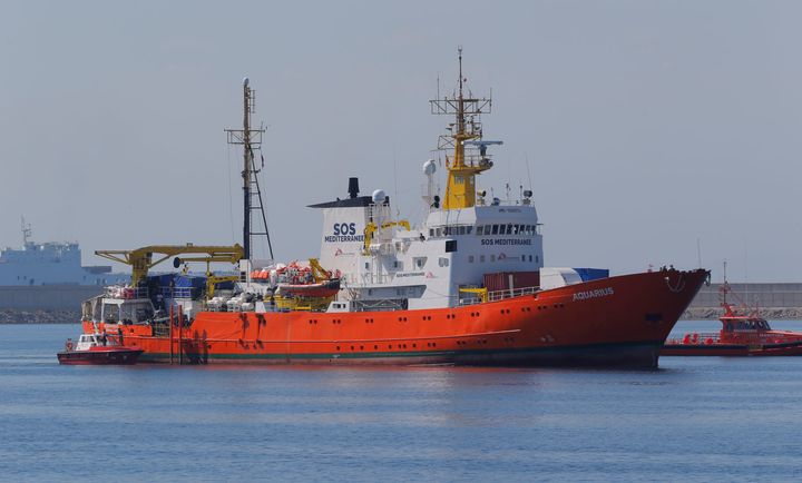 Italia vil ta arrest i redningsskipet Aquarius&nbsp;<span>(+)</span>