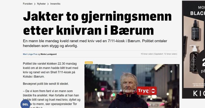 Politiet etterlyser «to mørkhudede gutter». TV 2s versjon: De «snakket flytende østlandsdialekt»&nbsp;<span>(+)</span>