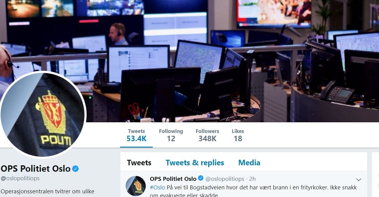 Mediene misfornøyd med politiets kommunikasjon på Twitter&nbsp;<span>(+)</span>