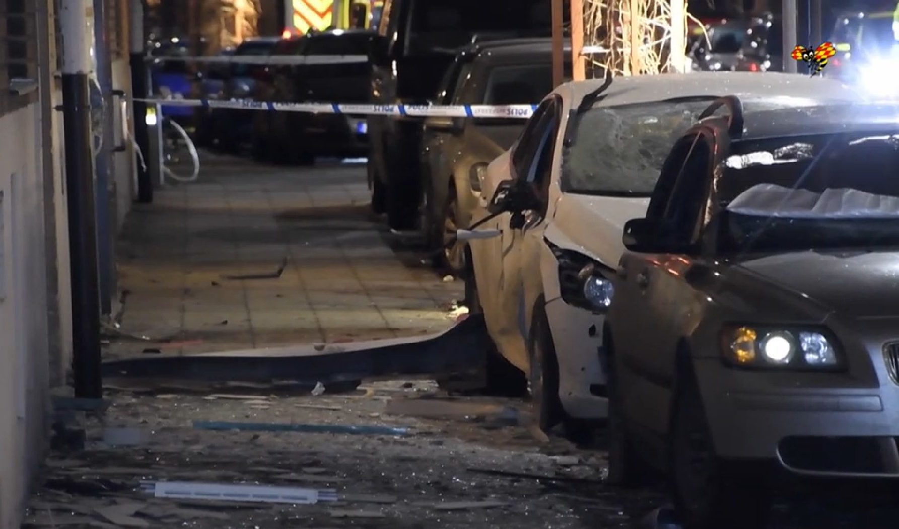 Kraftig eksplosjon i Landskrona - to pågrepet etter biljakt&nbsp;<span>(+)</span>