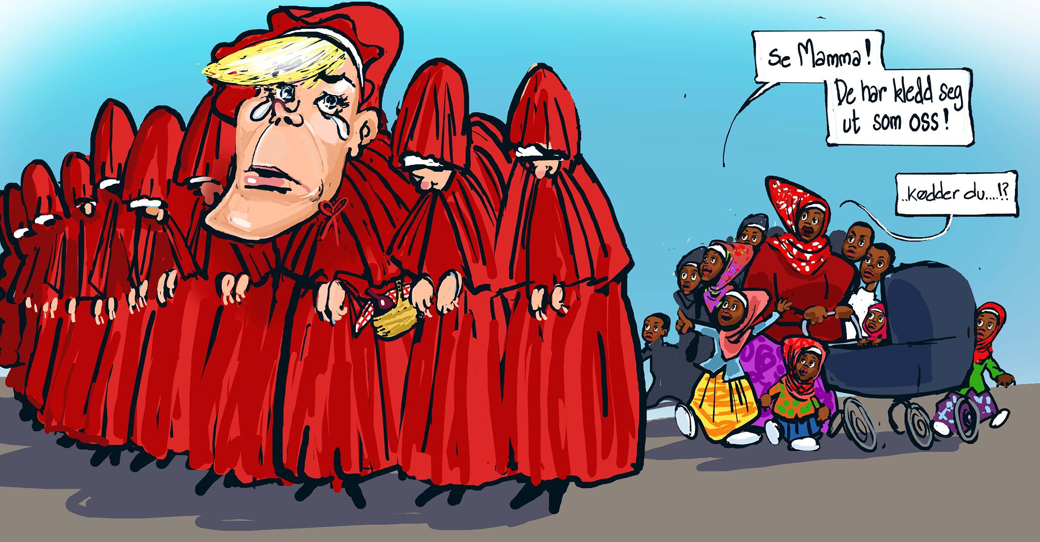 "Eselet Tusvik, og de sju små selvopptatte rødhettene"&nbsp;<span>(+)</span>