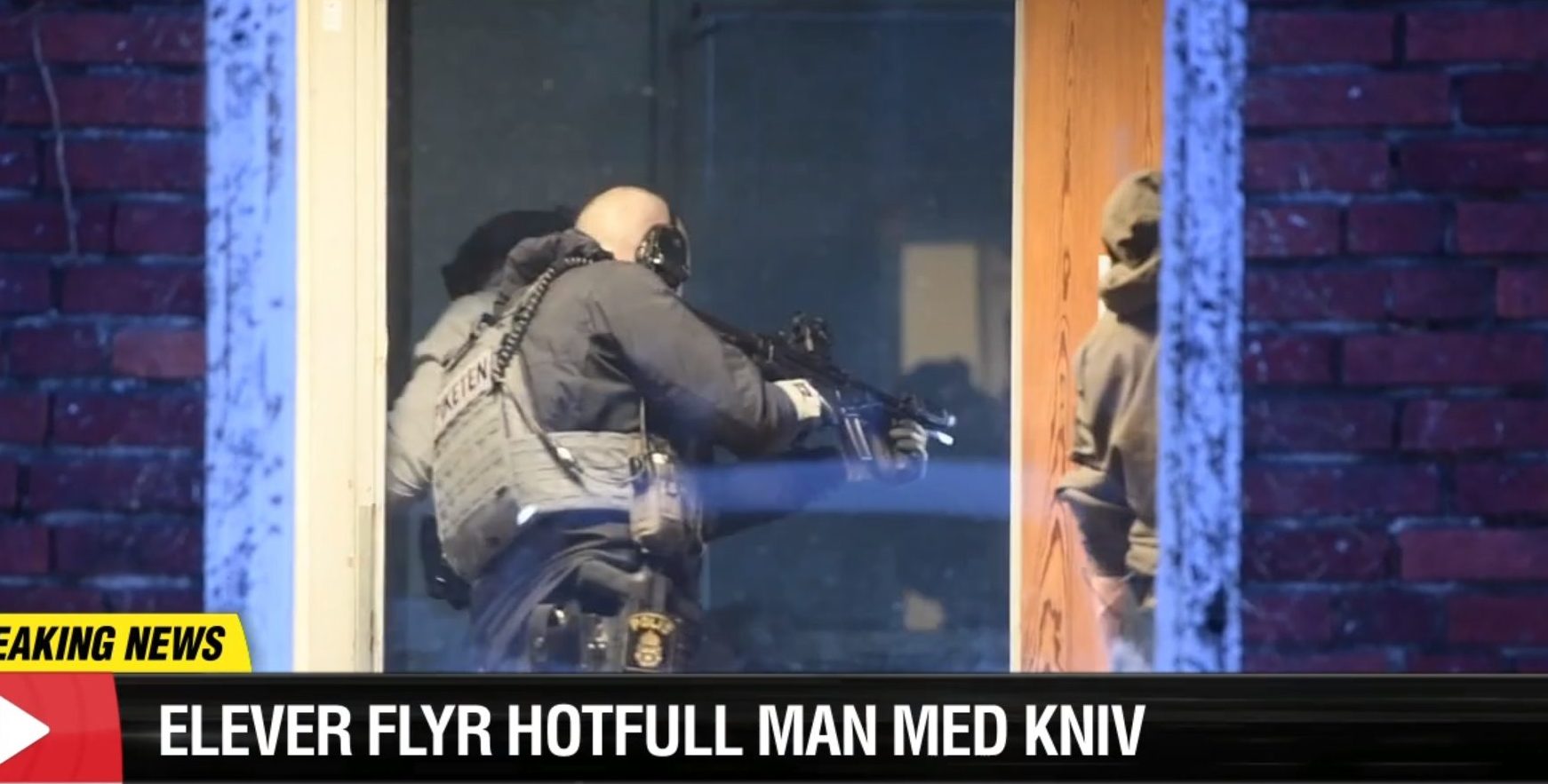 Alarm fra svensk skole: Elever og lærere flykter fra knivmann&nbsp;<span>(+)</span>