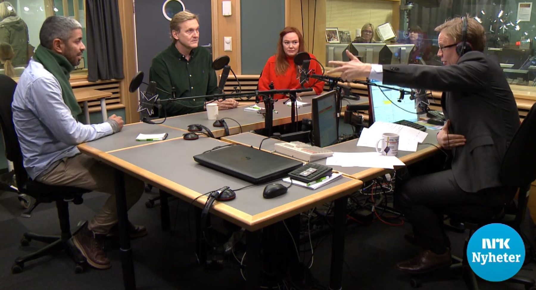 Kastet ut av Dagsnytt atten-studio: - Der er døren!&nbsp;<span>(+)</span>