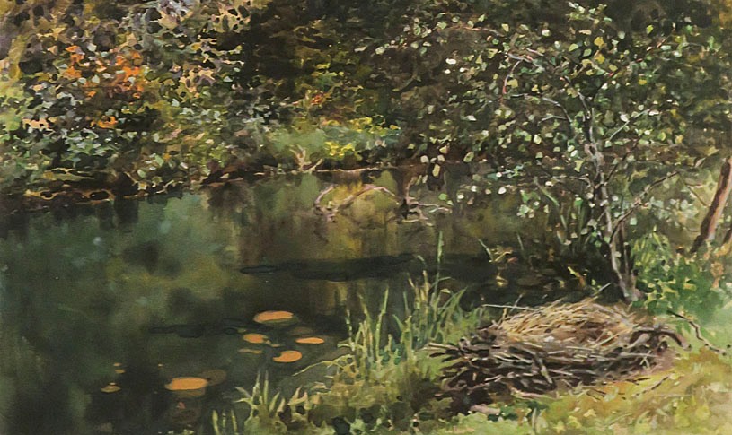 Elven Varja ved Abramtsevo (c. 1890)&nbsp;<span>(+)</span>