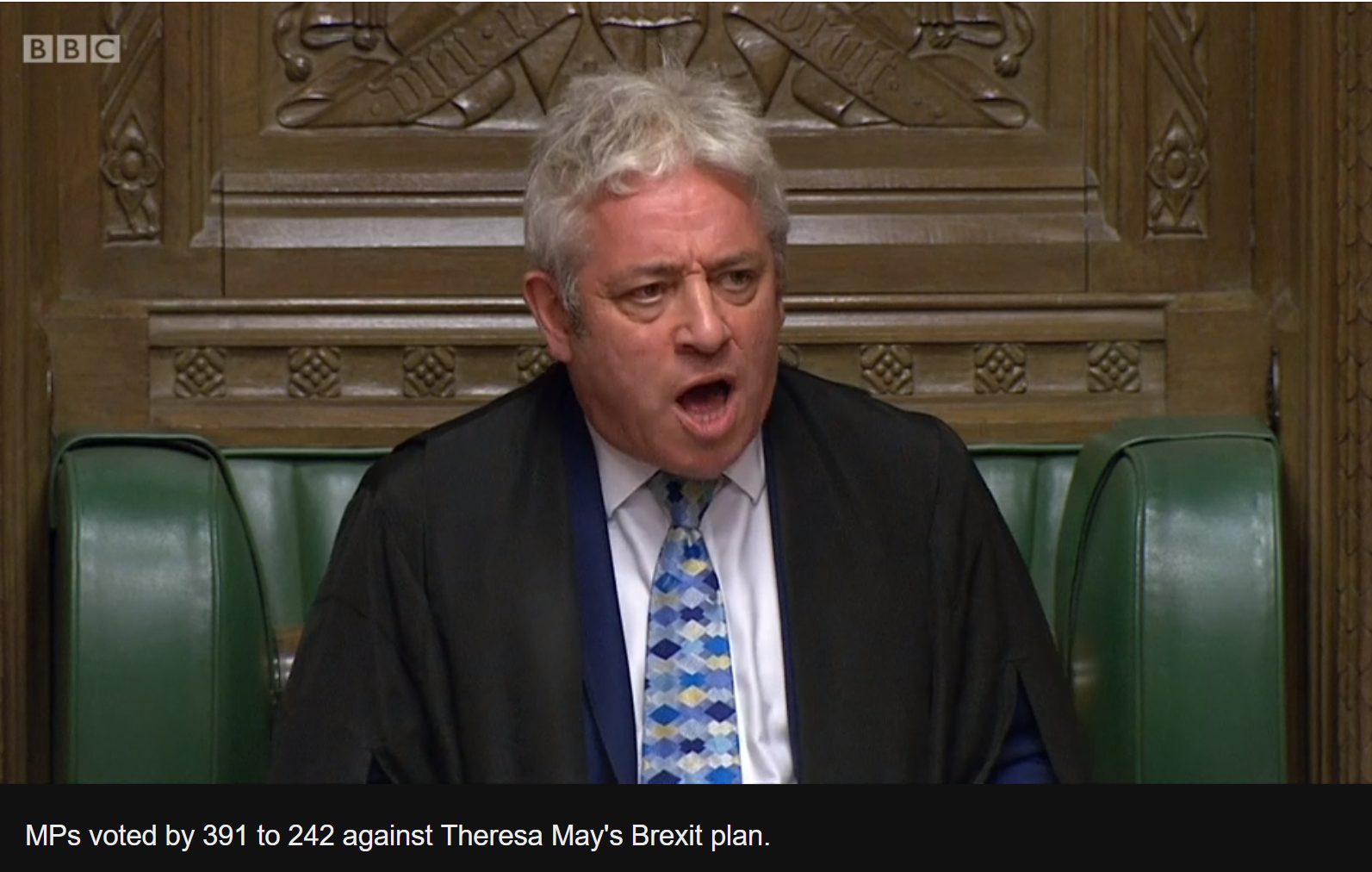 Speakeren nekter Theresa May å legge frem brexitavtalen til ny avstemning&nbsp;<span>(+)</span>