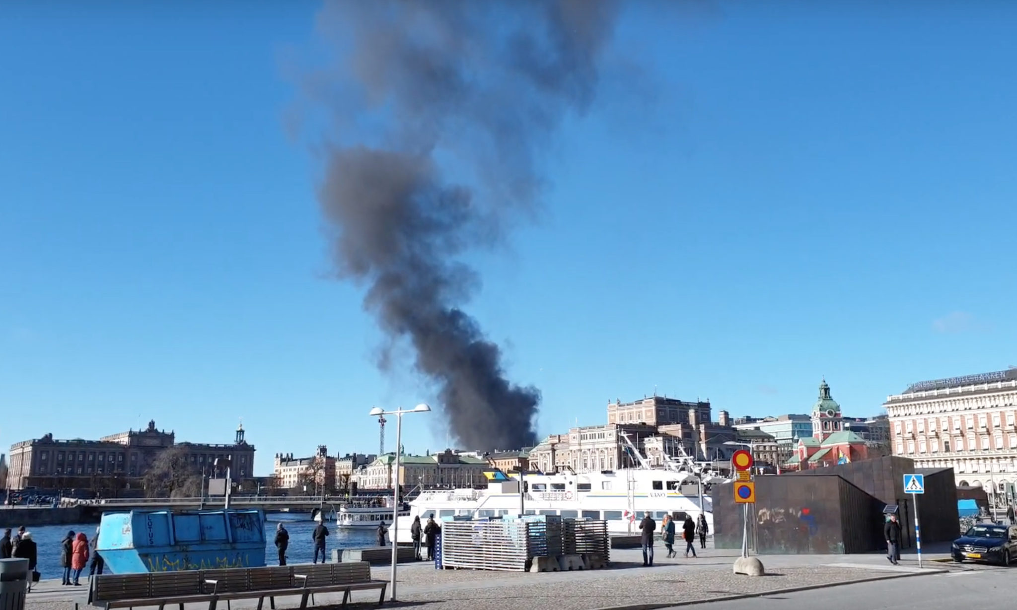 Buss eksploderte i Stockholm&nbsp;<span>(+)</span>