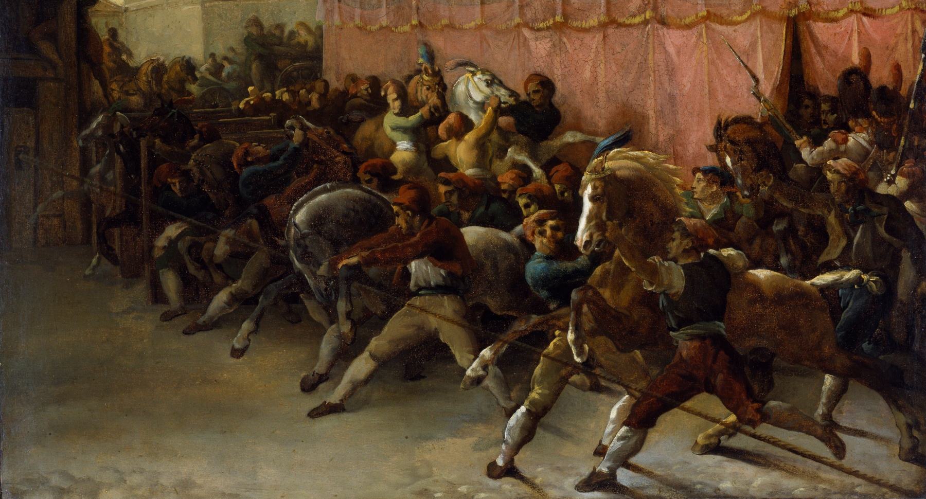 Rytterløst veddeløp i Roma (1817)&nbsp;<span>(+)</span>