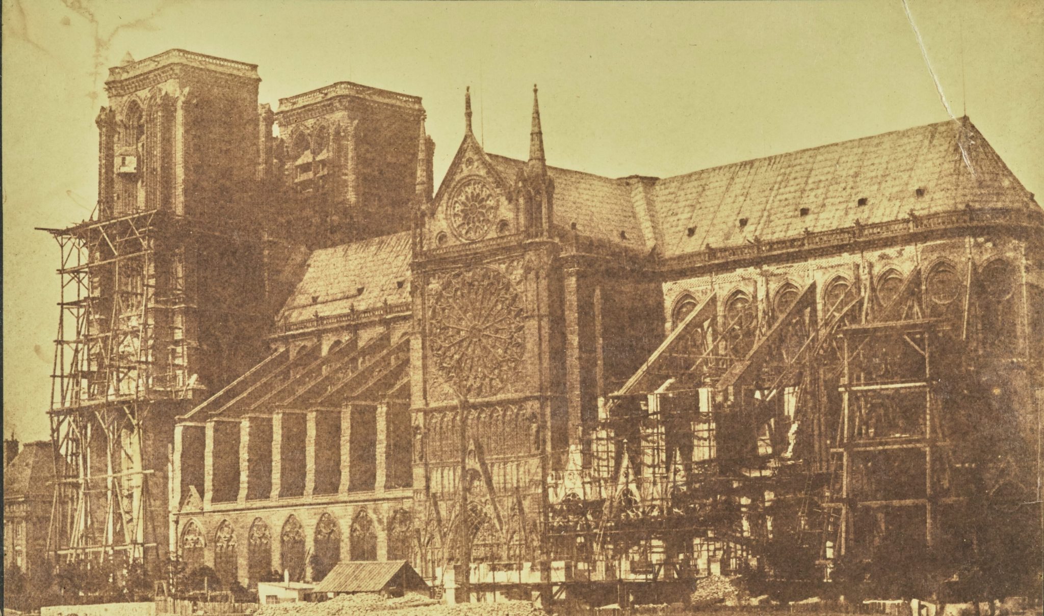 Notre Dame de Paris under restaurering (1847?)&nbsp;<span>(+)</span>