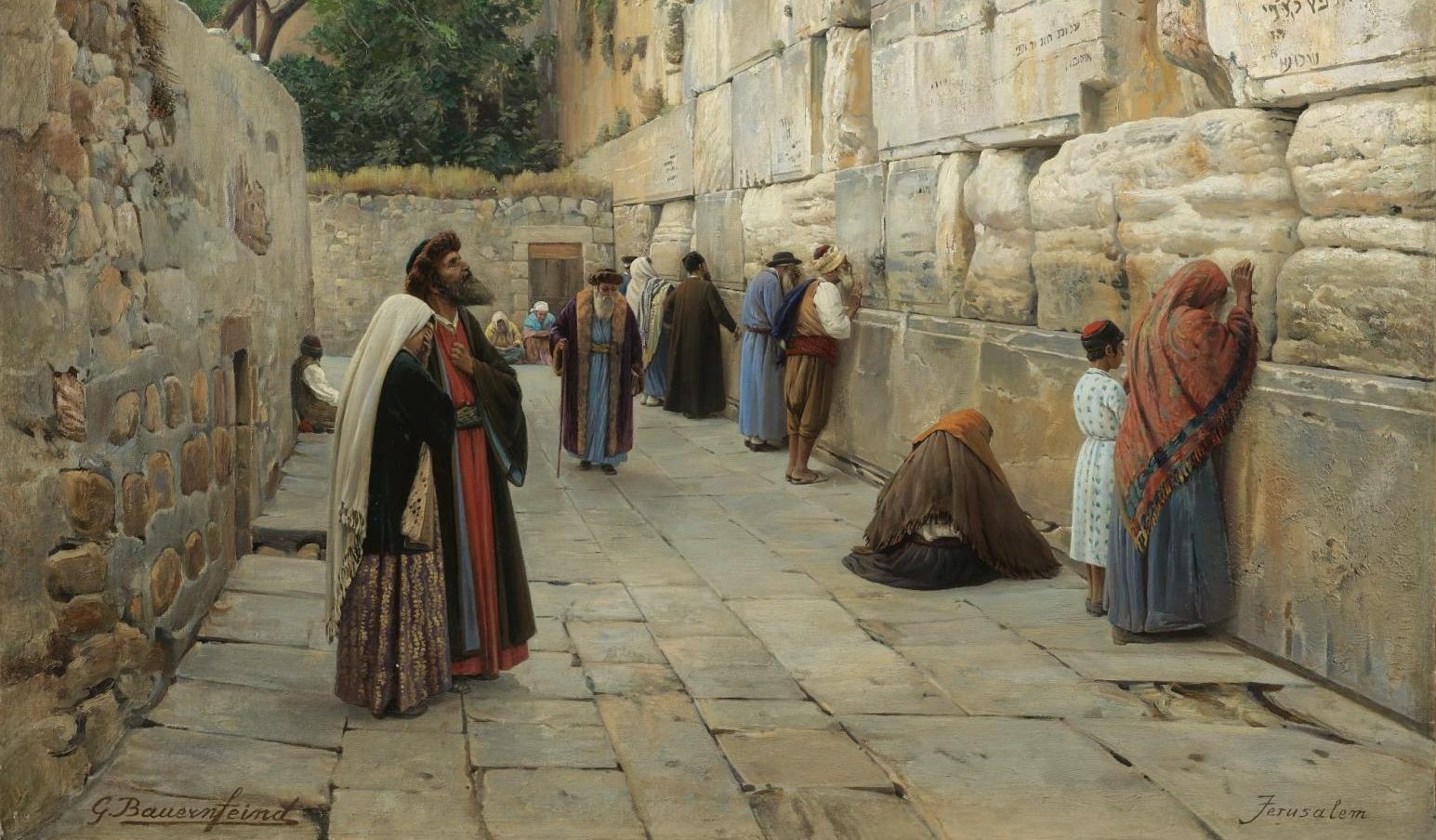 Klagemuren, Jerusalem (1887)&nbsp;<span>(+)</span>