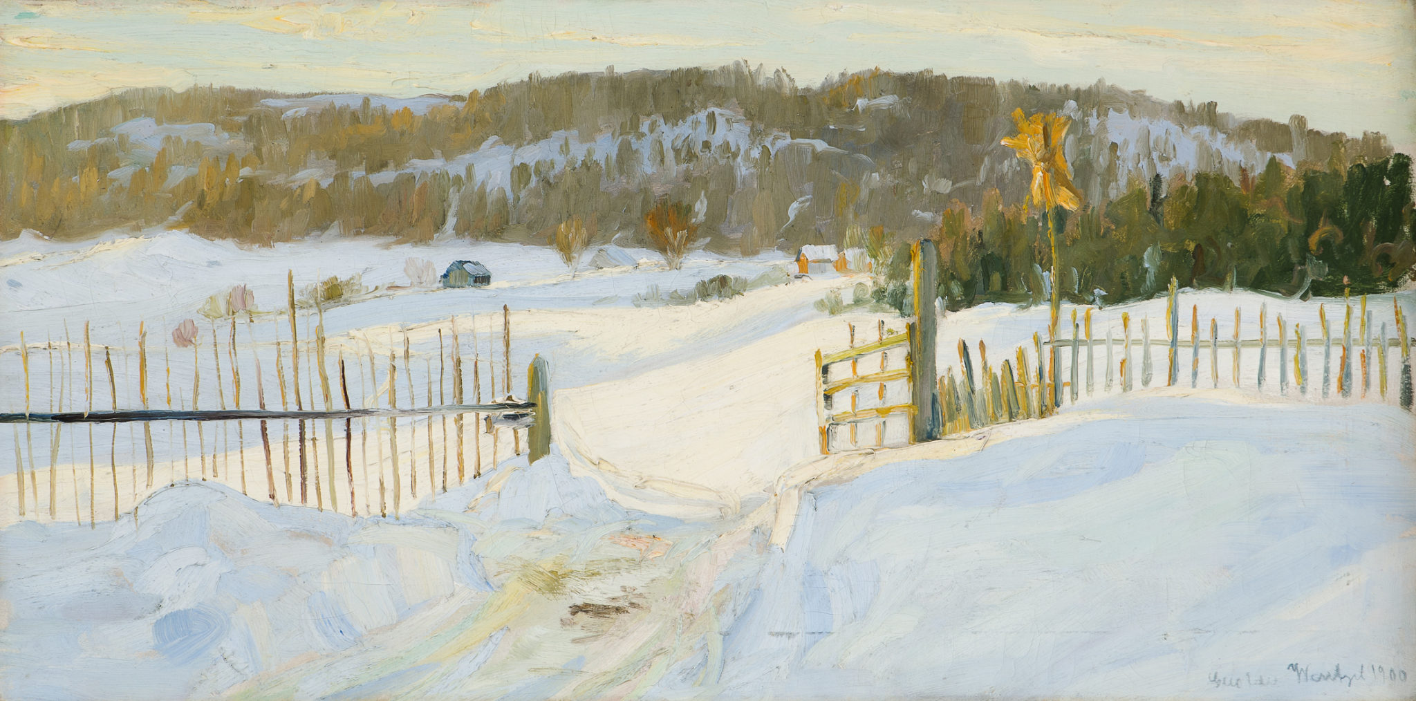 Kornnek ved tregrind, Asker (1900)&nbsp;<span>(+)</span>