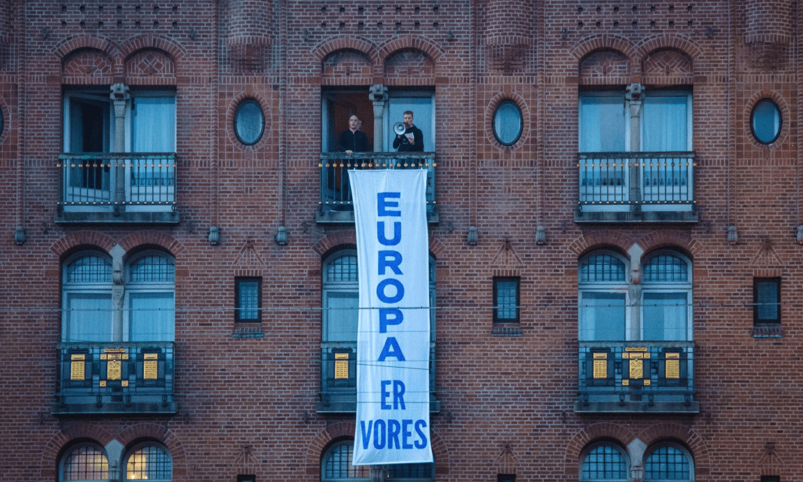 Rådhusplassen i København: «Europa er vårt»&nbsp;<span>(+)</span>