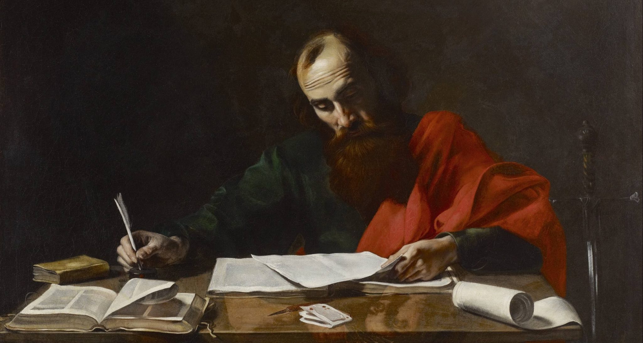 Apostelen Paulus skriver (c.1618-20)&nbsp;<span>(+)</span>