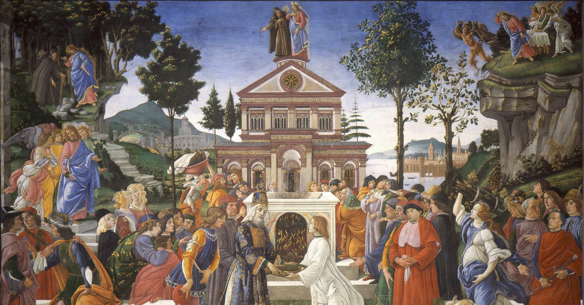 Jesu tre fristelser (1481-82)&nbsp;<span>(+)</span>