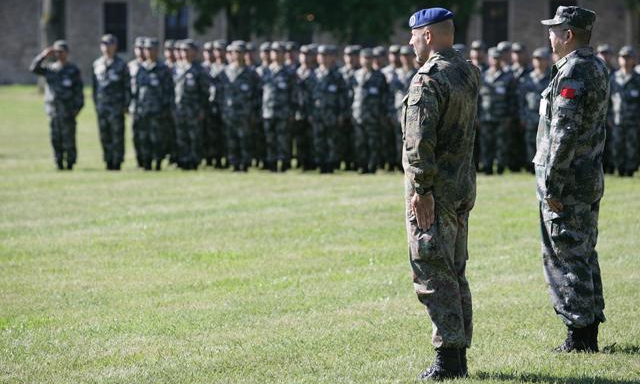 Kinas og Tysklands forsvar med felles militær­øvelse –<br>i Tyskland&nbsp;<span>(+)</span>