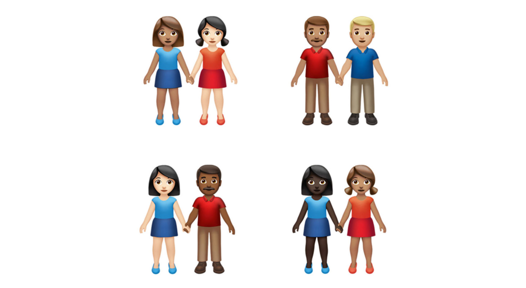 Google og Apple presenterer nye mangfolds-emojier&nbsp;<span>(+)</span>