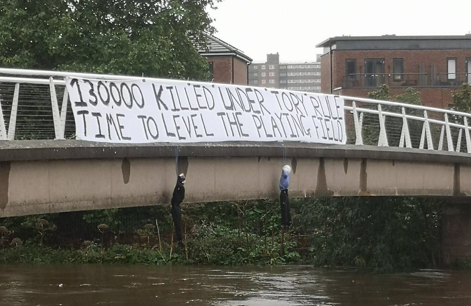 Manchester: Sykt banner med dødstrusler mot konservative&nbsp;<span>(+)</span>