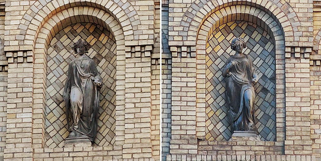 Fasadeskulpturer, Øvre Vollgate 15, Oslo (c. 1860)&nbsp;<span>(+)</span>