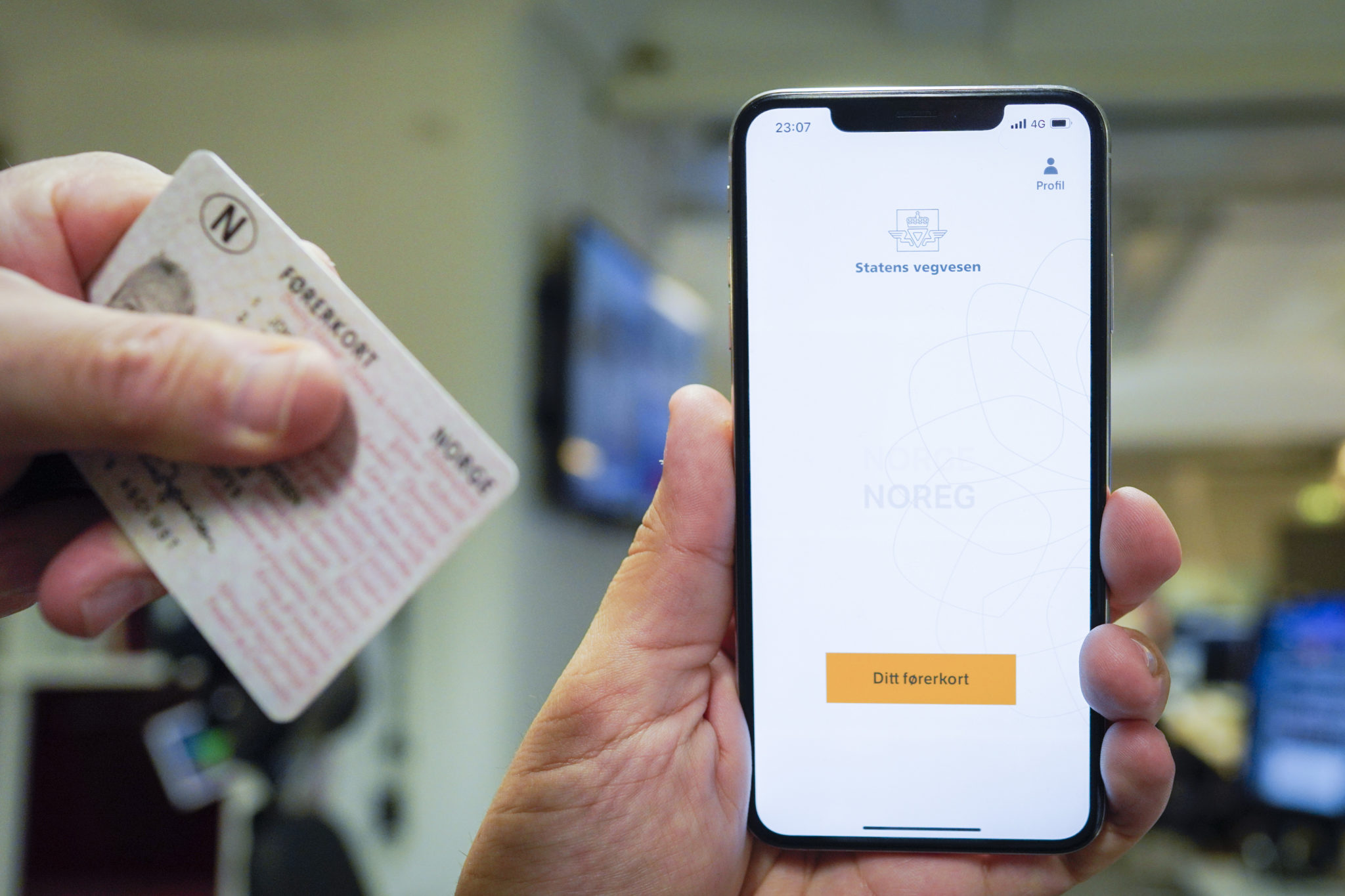 670.000 har lastet ned førerkort-appen&nbsp;<span>(+)</span>